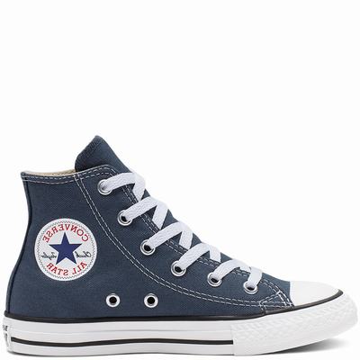 Gyerek Converse Chuck Taylor All Star Classic Magasszárú Cipő CO2798041 Sötétkék